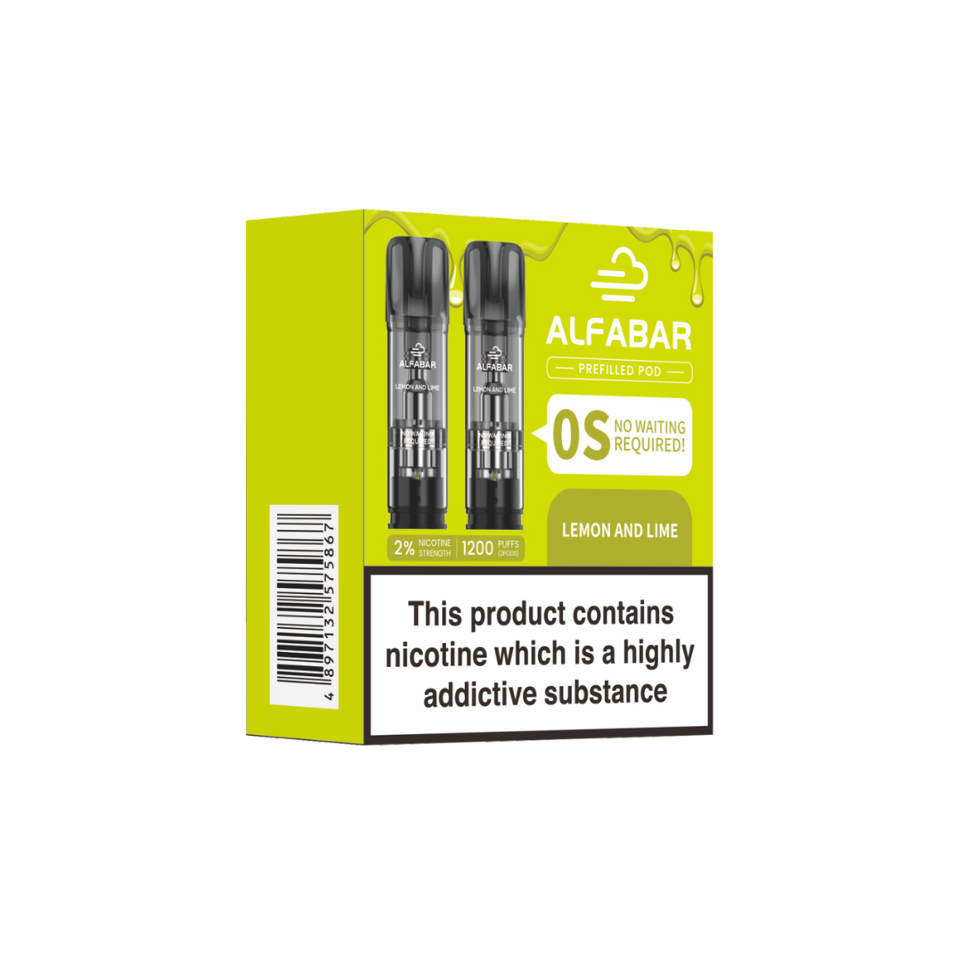 Alfabar Prefilled Pod - Lemon and Lime