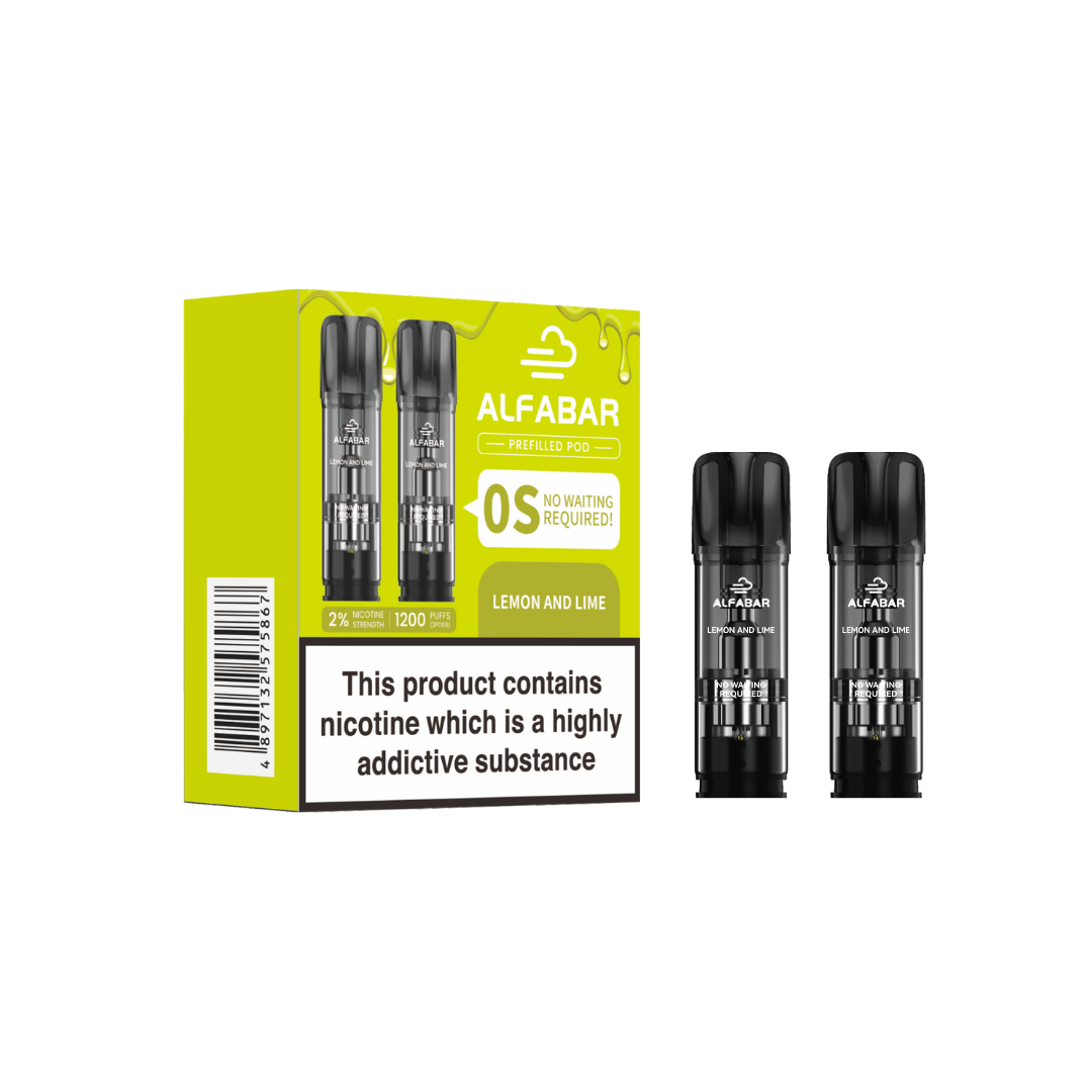 Alfabar Prefilled Pod - Lemon and Lime