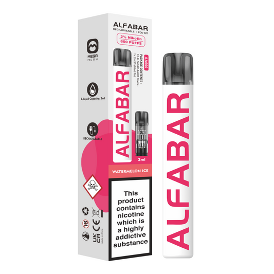 Alfabar Rechargeable Pod Starter Kit - Watermelon Ice