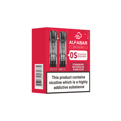 Alfabar Prefilled Pod - Strawberry Watermelon Bubblegum