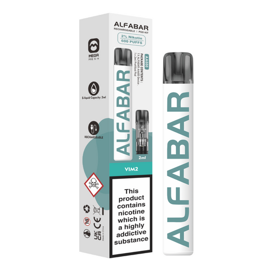 Alfabar Rechargeable Pod Starter Kit - VIM2