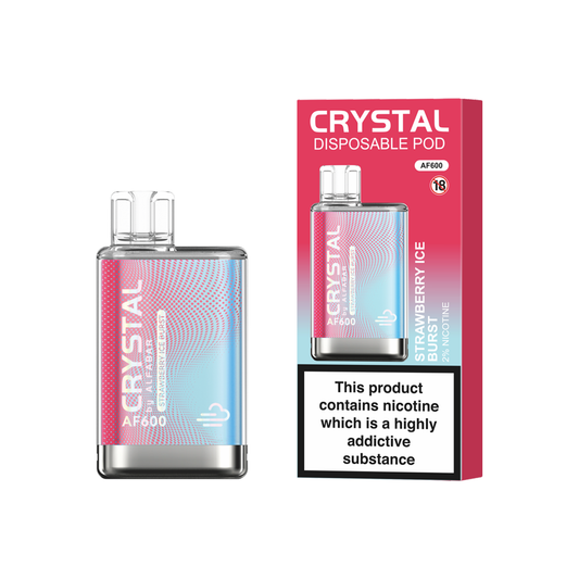 Crystal by Alfabar AF600 - Strawberry Ice Burst